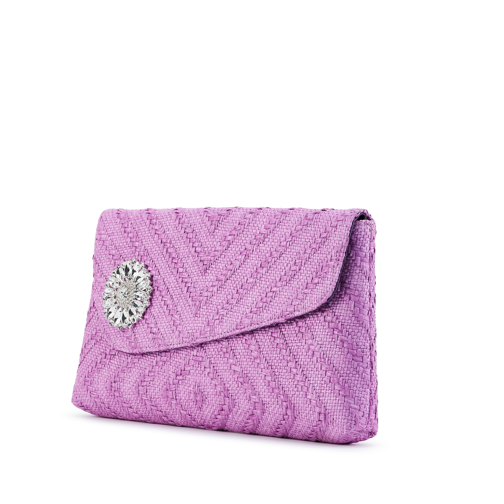 Raffia Clutch Violetta
