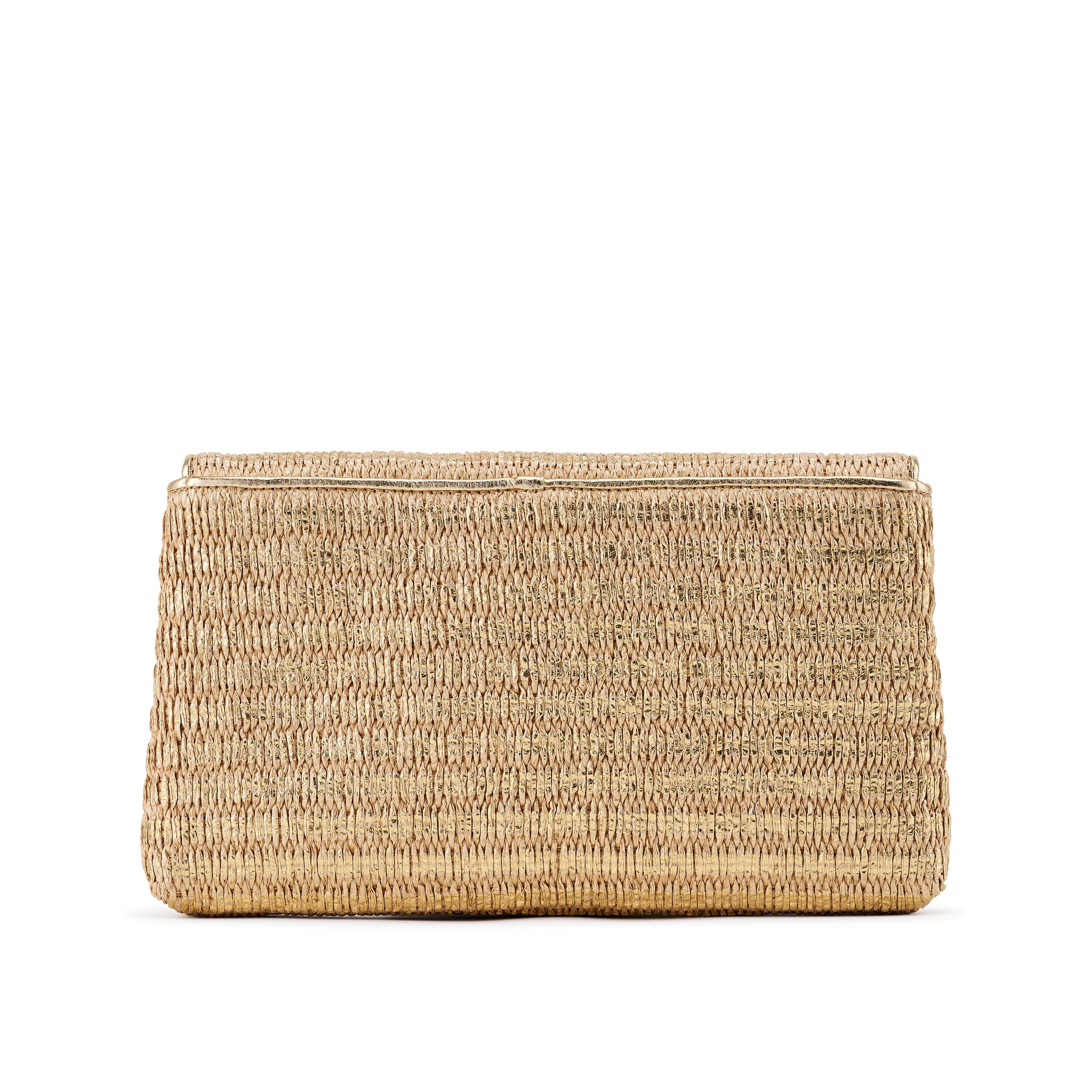 Raffia Clutch Oro