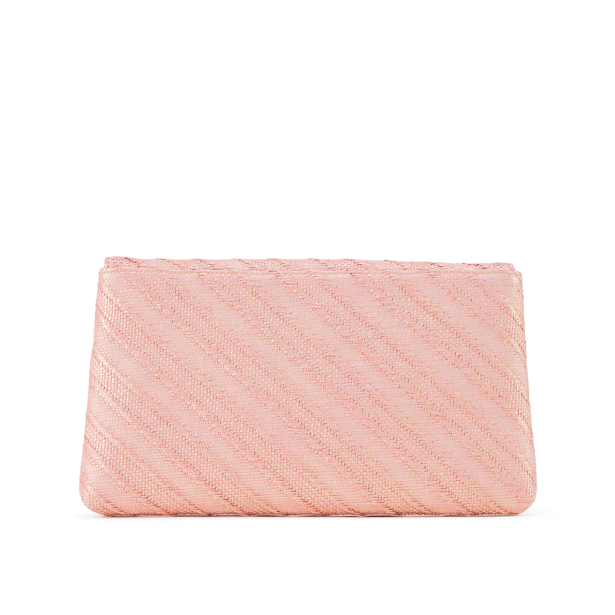 Raffia Clutch Blush